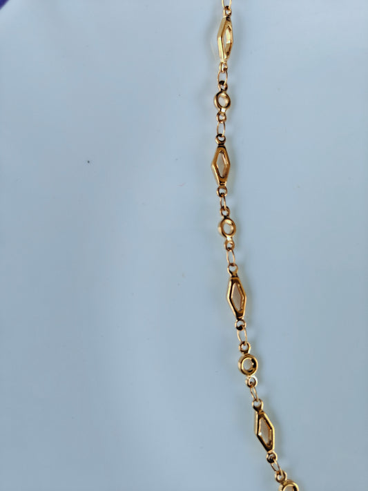 UNISEX GOLD CHAIN X2 U