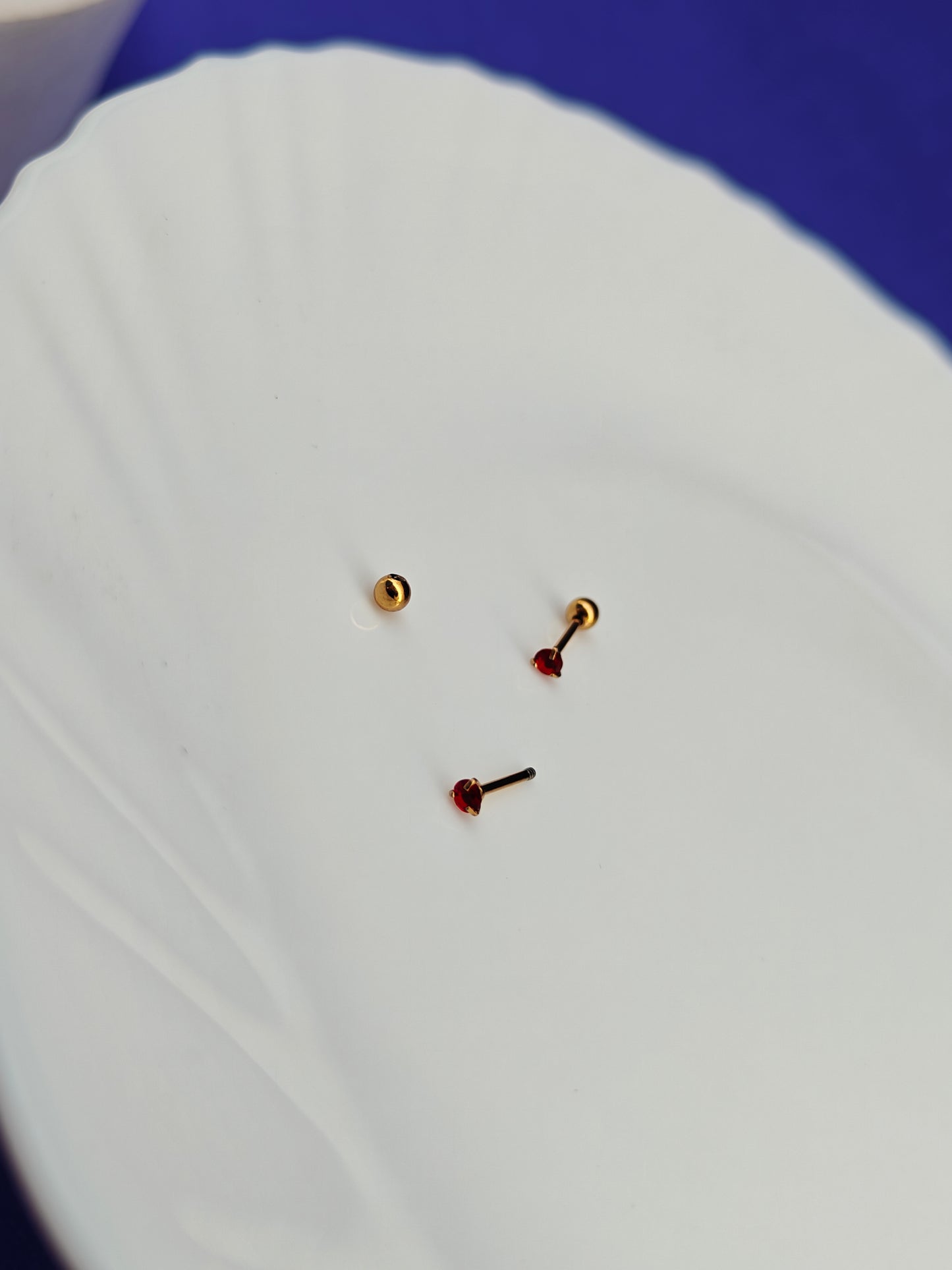 SCREW TYPE EARRINGS ANTI TARNISH AS 9