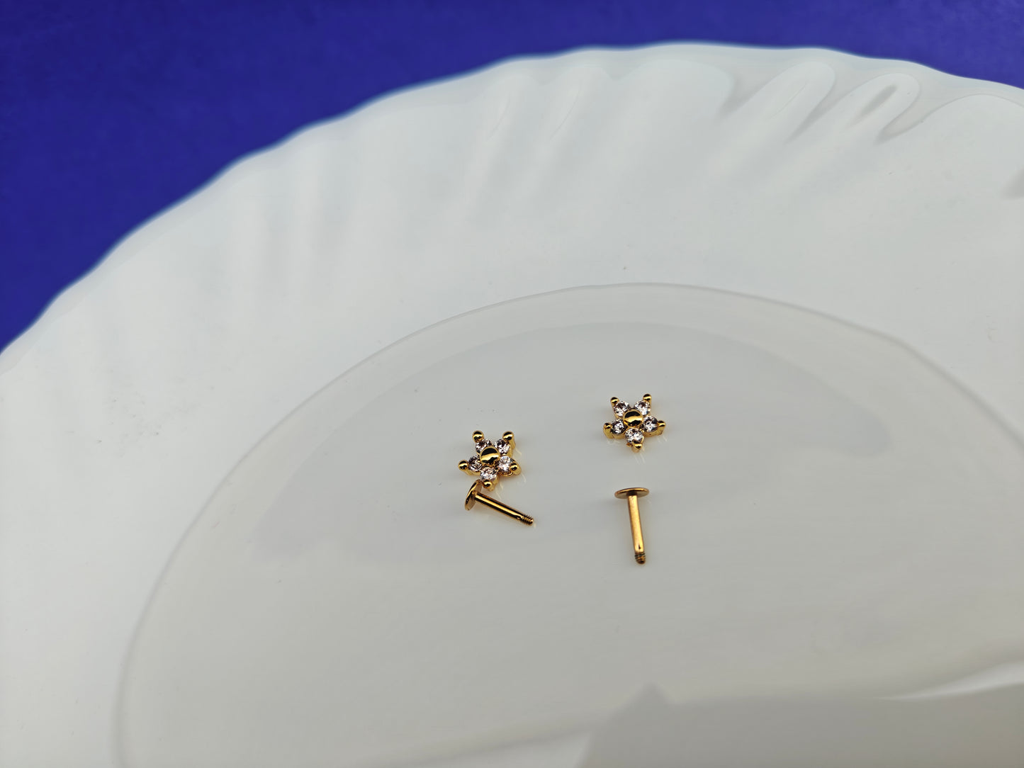 SCREW TYPE EARRINGS ANTI TARNISH AS 1