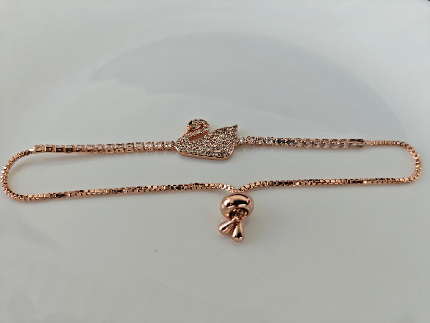 ADJUSTABLE ROSEGOLD CHAIN BRACELET D2 A1