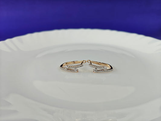 ROSEGOLD EARRING 8S BT2 X