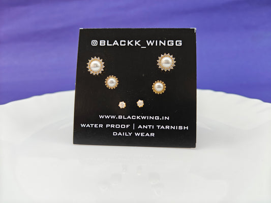 GOLD COMBO EARRING 2B(1) Y X