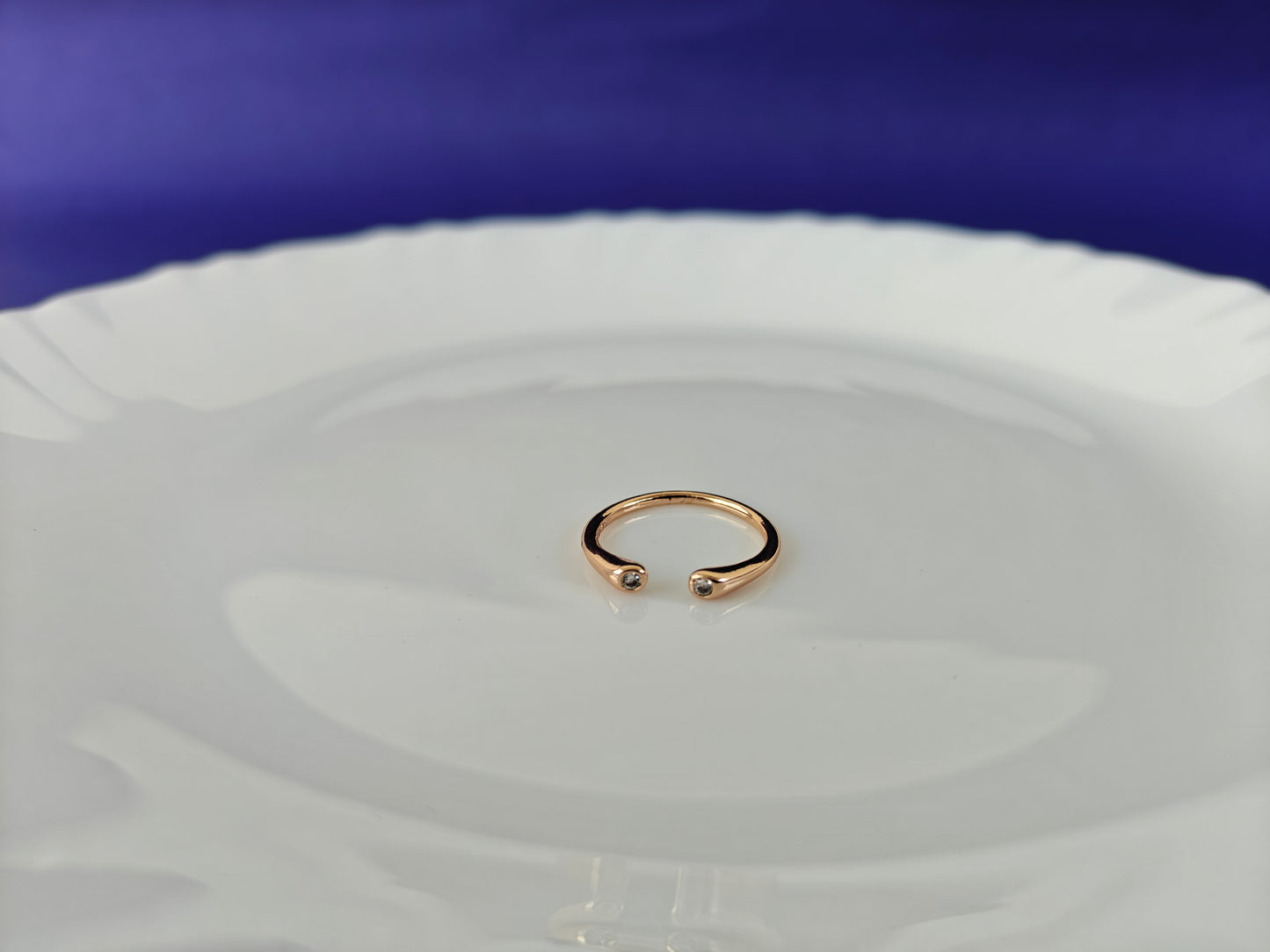 ADJUSTABLE ROSEGOLD RING X