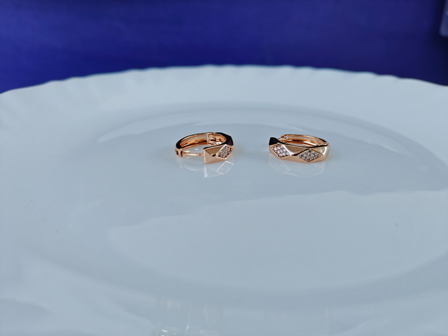 ROSEGOLD EARRING 1A BT3
