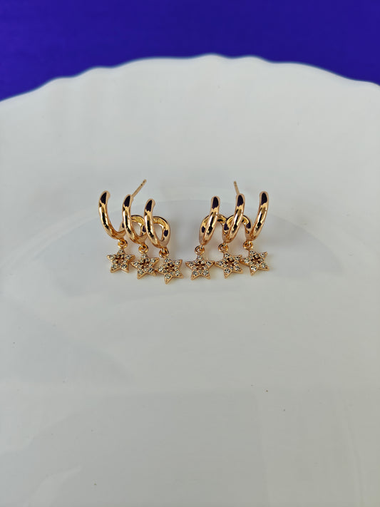 ROSEGOLD EARRING 4M BT X