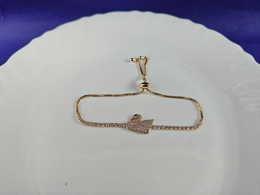 ADJUSTABLE GOLD CHAIN BRACELET X A2 xx