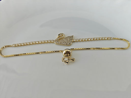 ADJUSTABLE GOLD CHAIN BRACELET E2 A1