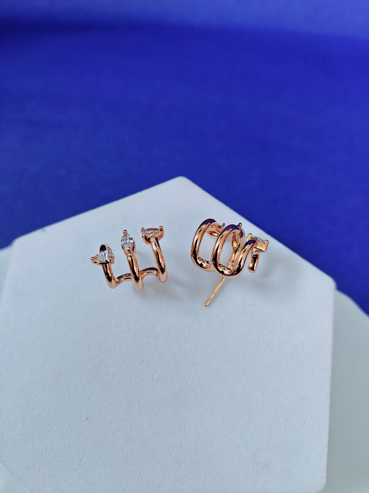 ROSEGOLD EARRING Z001