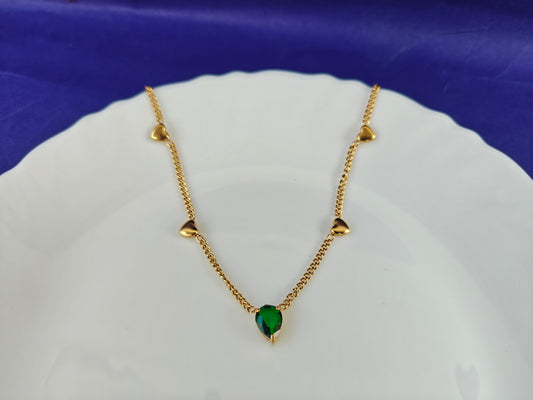 CHARM GOLD CHAIN  J  M10