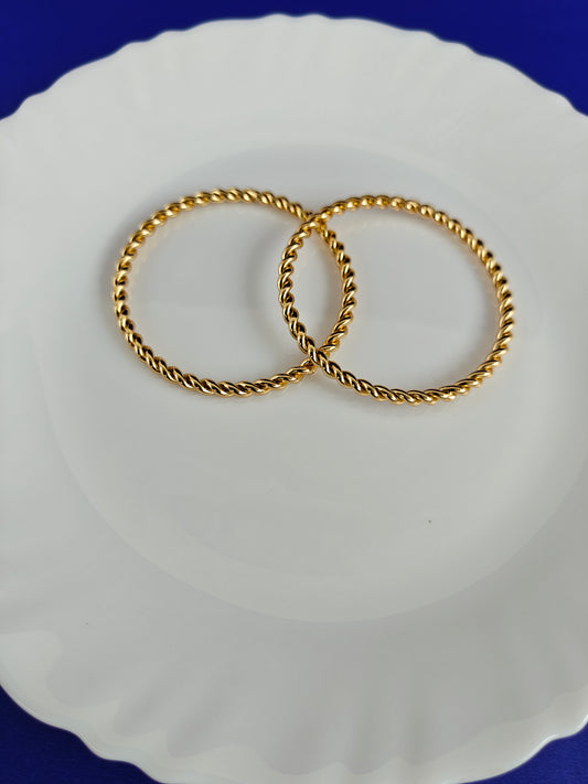 GOLD BANGLES