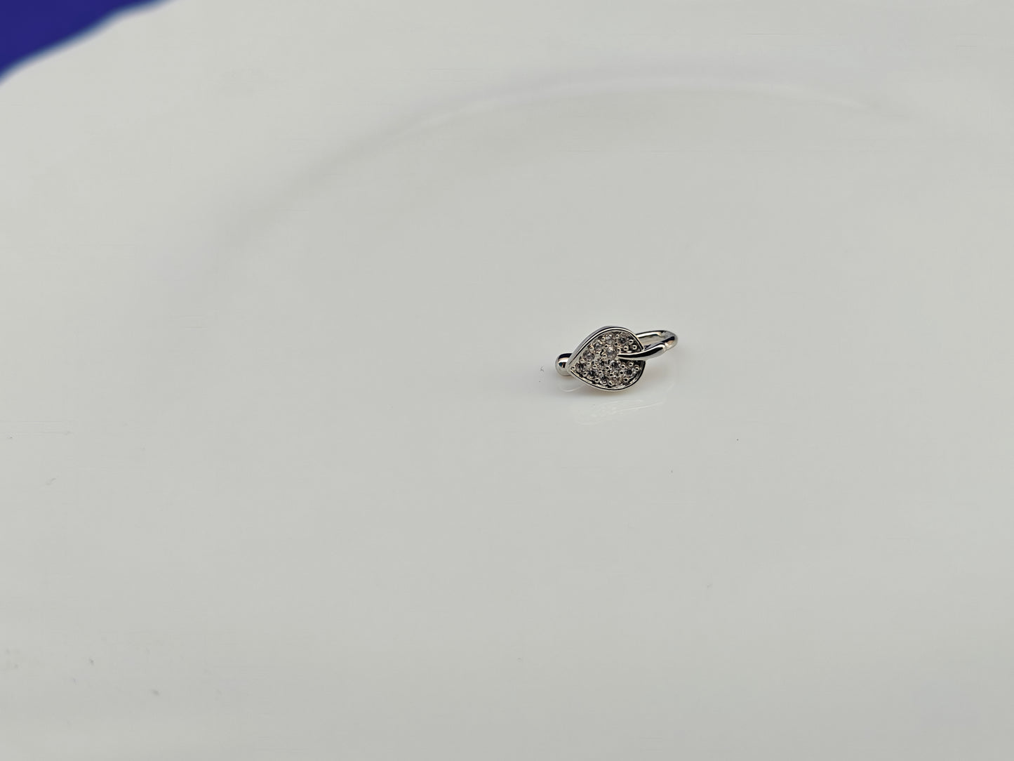 18 K PLATED MULTI USE SILVER NOSEPIN/EARCUFF SINGLE