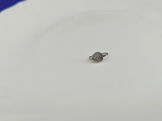 18 K PLATED MULTI USE SILVER NOSEPIN/EARCUFF SINGLE