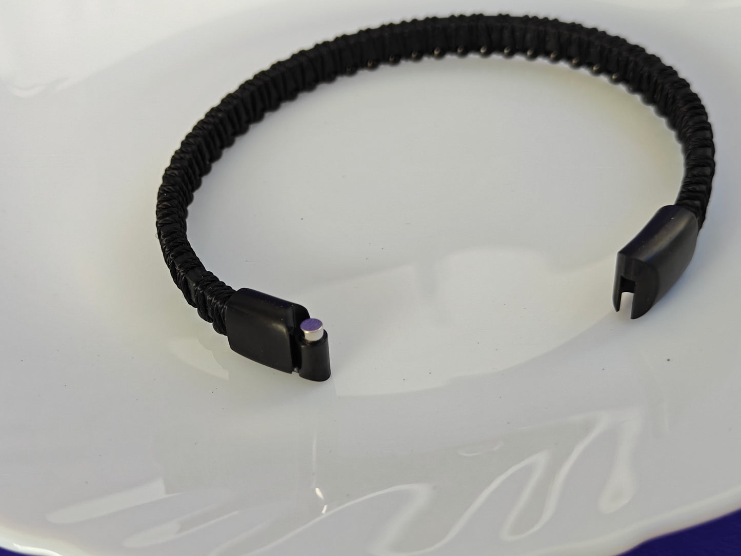 BLACK LEATHER BRACELET