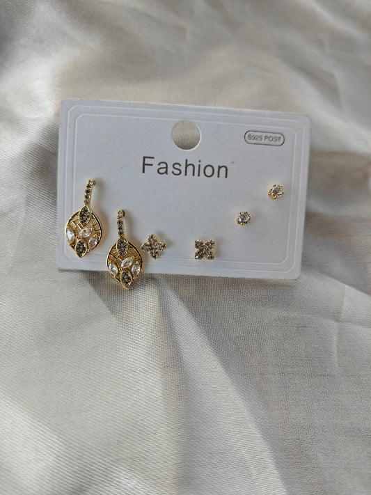 GOLD COMBO EARRING A Y