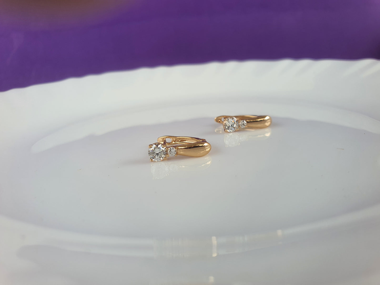 ROSEGOLD EARRING RC R2 X