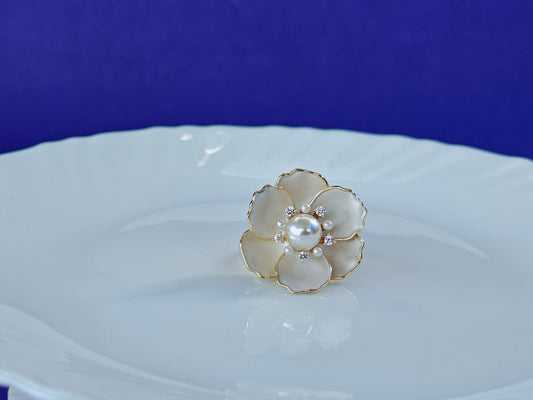 GOLD ADJUSTABLE RING ..