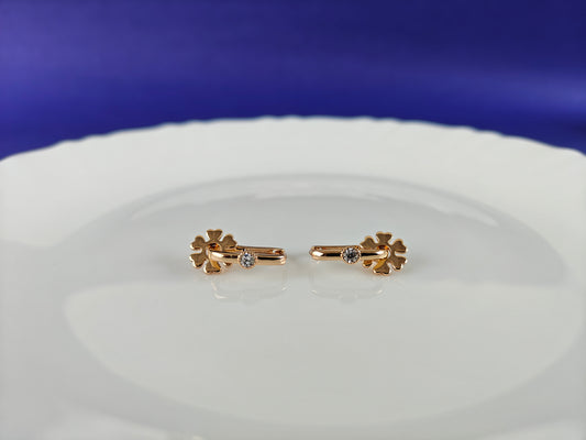 ROSEGOLD EARRING 8E BT2 X
