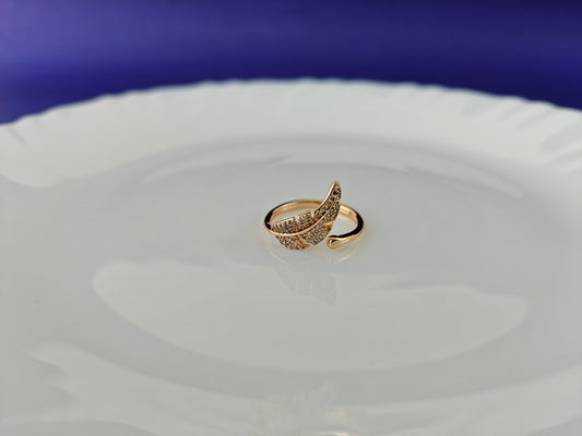 ADJUSTABLE ROSEGOLD RING X