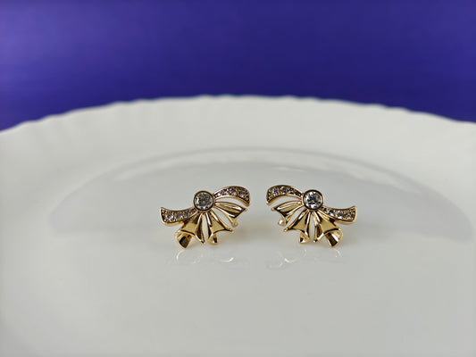 GOLD EARRING  8H T7 X