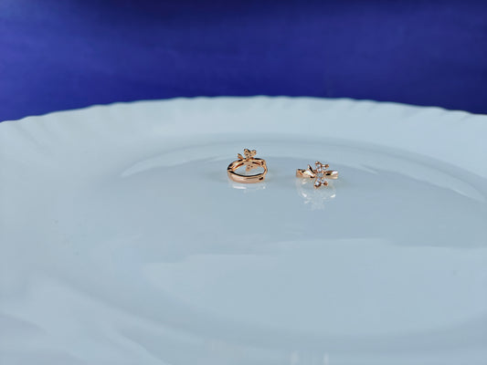 ROSEGOLD EARRING 2A  BT3