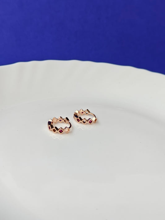 ROSEGOLD EARRING 7T BT2.