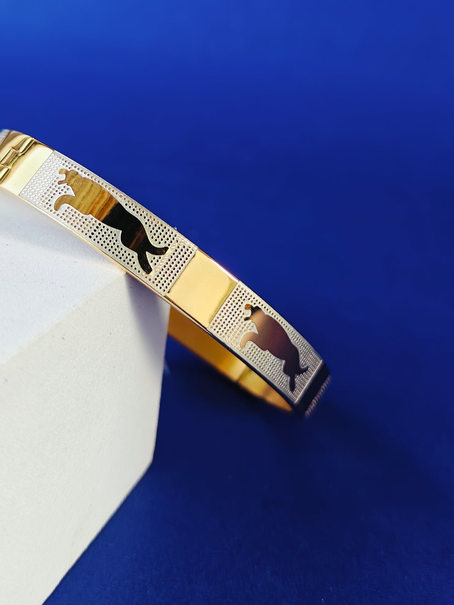 UNISEX KADA  GOLD & SILVER BRACELET