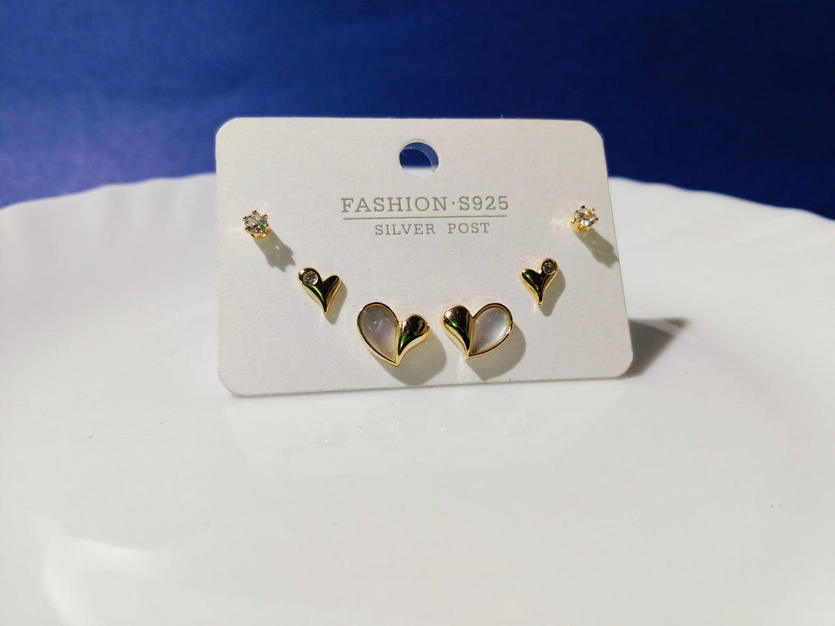 GOLD COMBO EARRING 2A Y