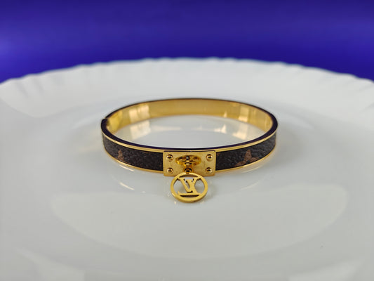 GOLD BLACK LV BRACELET X