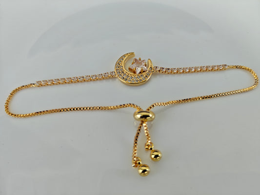 ADJUSTABLE GOLD CHAIN BRACELET P A1