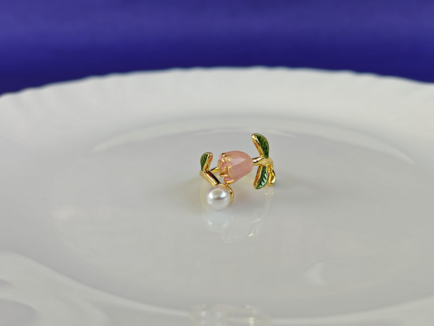 GOLD ADJUSTABLE RING X