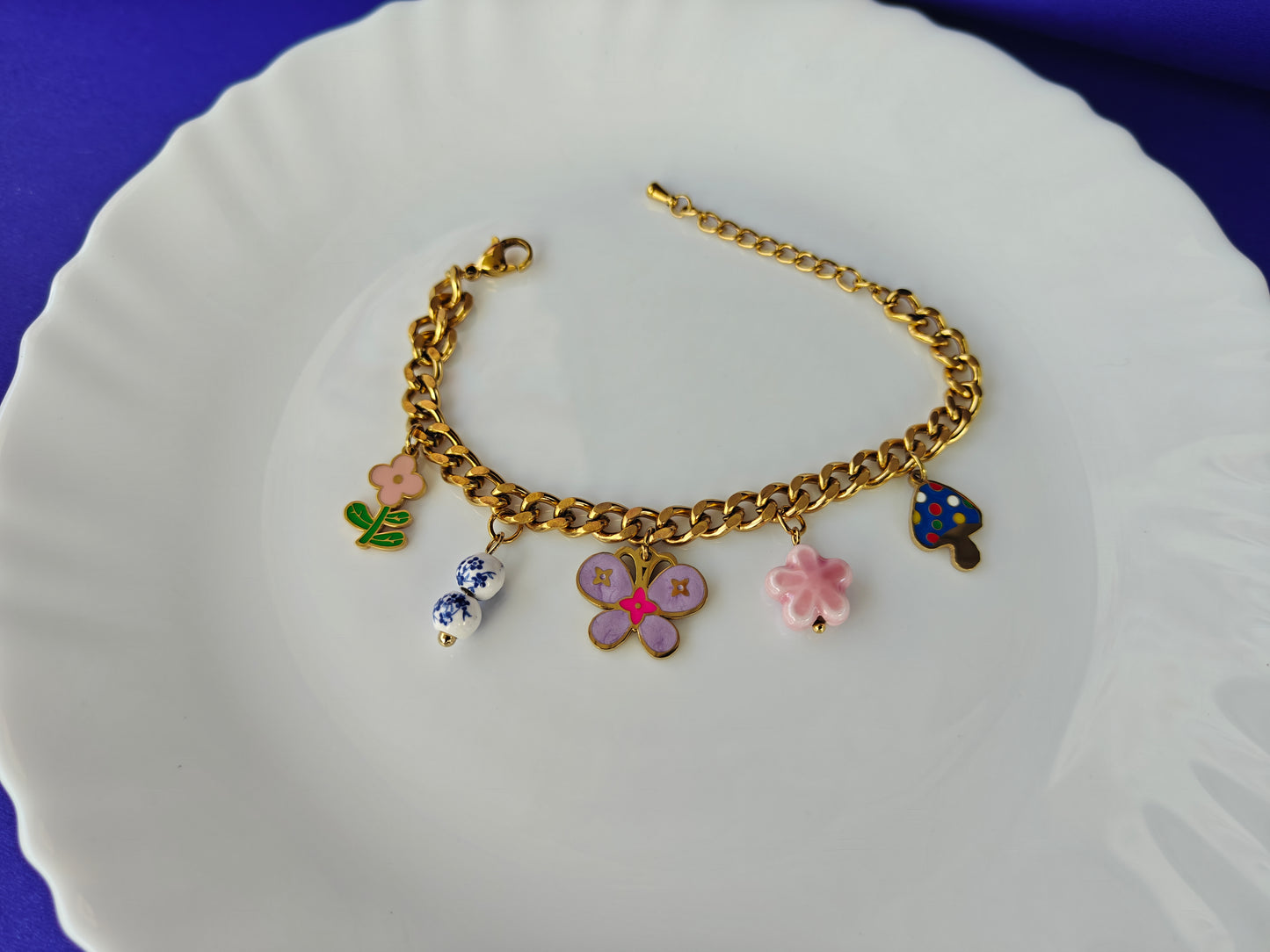 ADULT CHAIN BRACELET P B RB