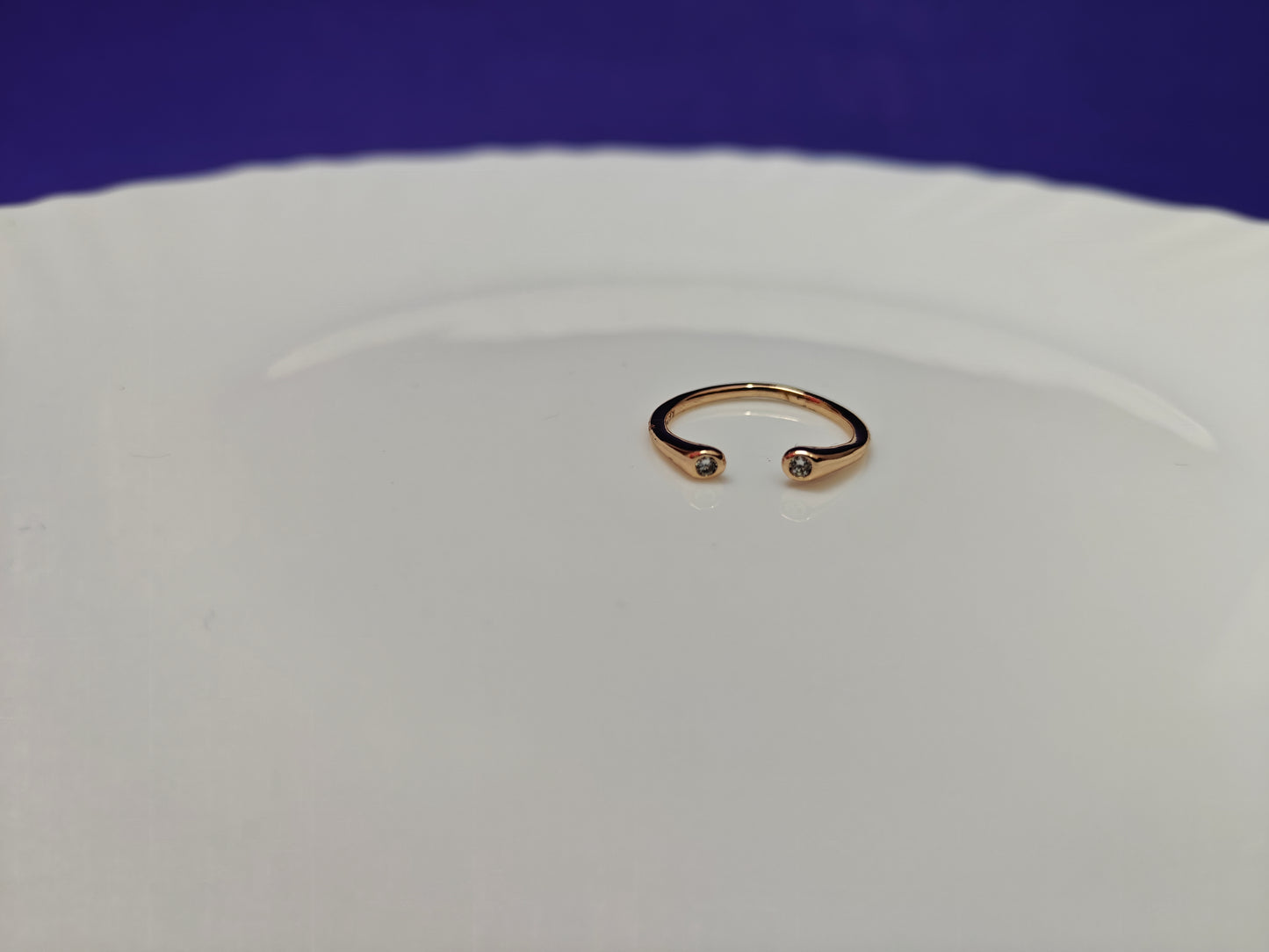 ROSE GOLD  ADJUSTABLE RING xx