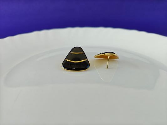GOLD EARRING  8M T7 X