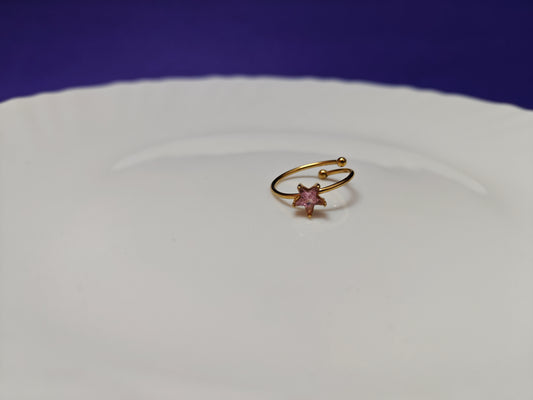GOLD ADJUSTABLE RING xx