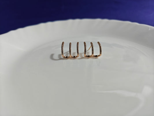 ROSEGOLD EARRING 5E BT1 X