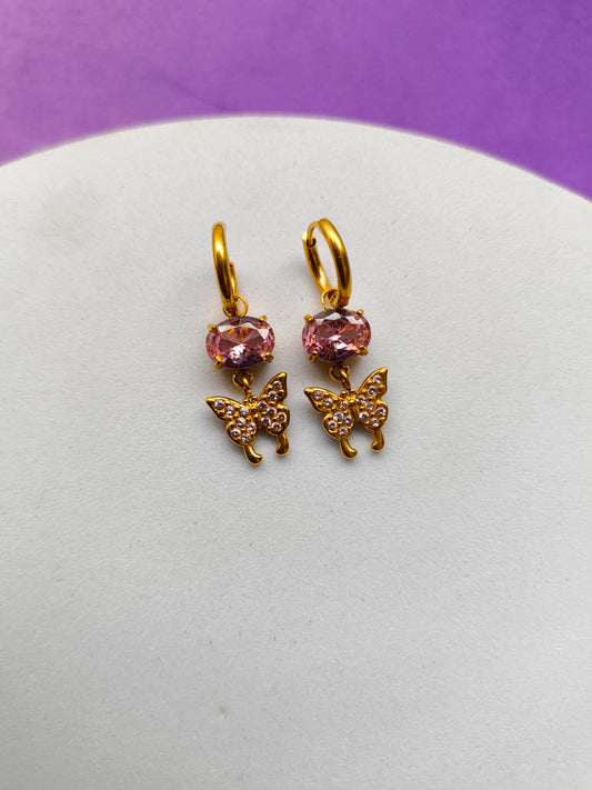 GOLD EARRING  7H T7 X
