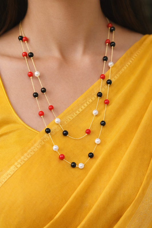 PEARL TWO LAYER CHAIN