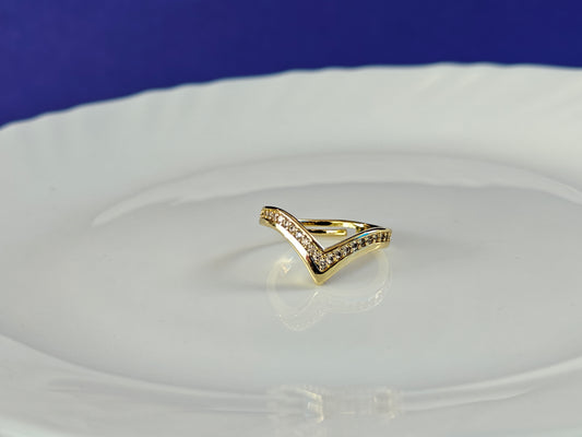 GOLD ADJUSTABLE RING ..