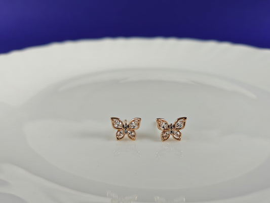 ROSEGOLD EARRING 5A BT1 X