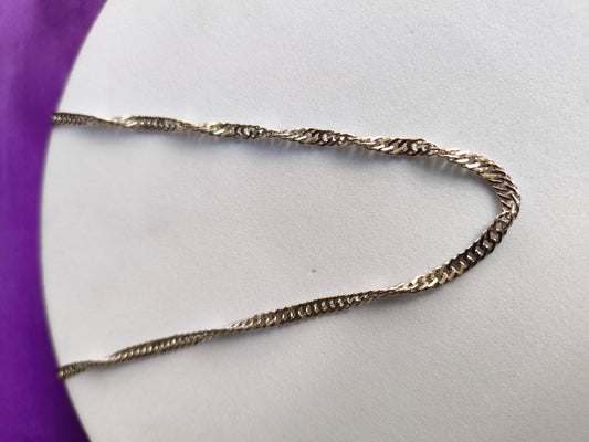 UNISEX  SILVER CHAIN M U
