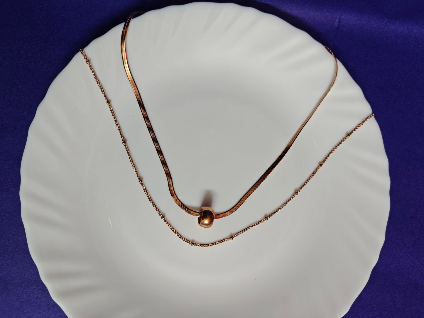 LAYER ROSEGOLD CHAIN