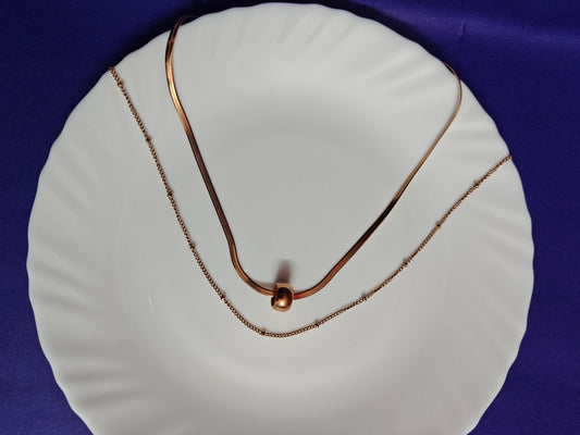 LAYER ROSEGOLD CHAIN