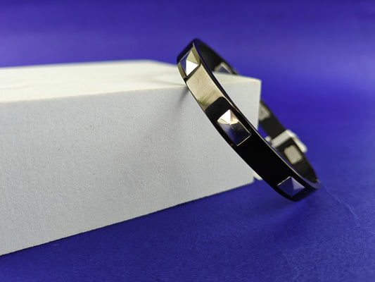 UNISEX KADA BLACK SILVER BRACELET X