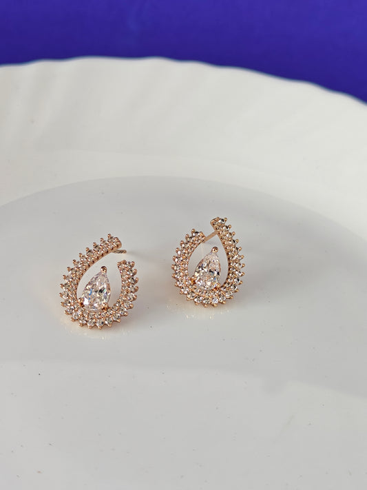 ROSEGOLD EARRING 3C BT.