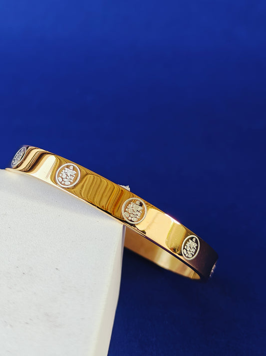 UNISEX KADA  GOLD & SILVER BRACELET