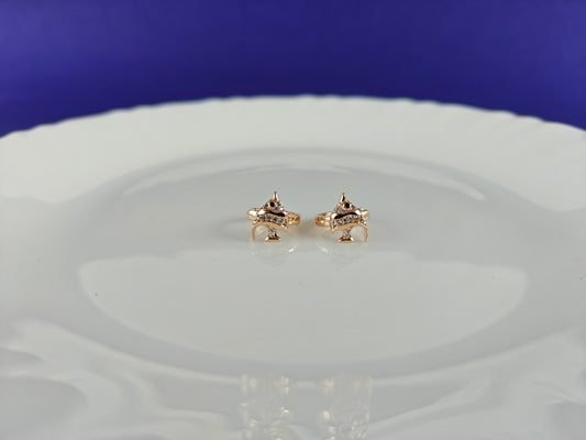 ROSEGOLD EARRING 6P BT2 X