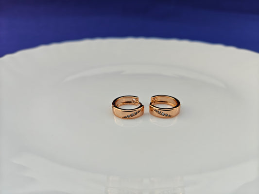 ROSEGOLD EARRING 9G BT2 X