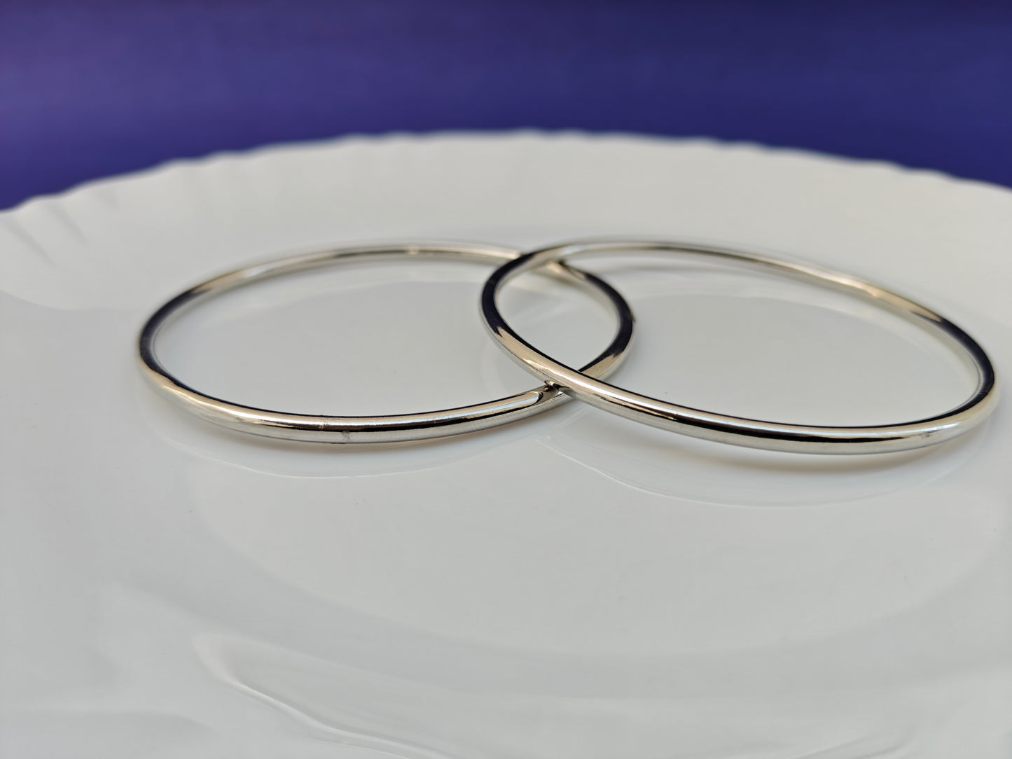 SILVER BANGLES