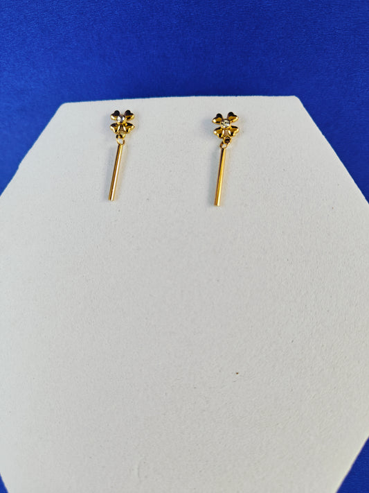 GOLD EARRING  7T T7 X