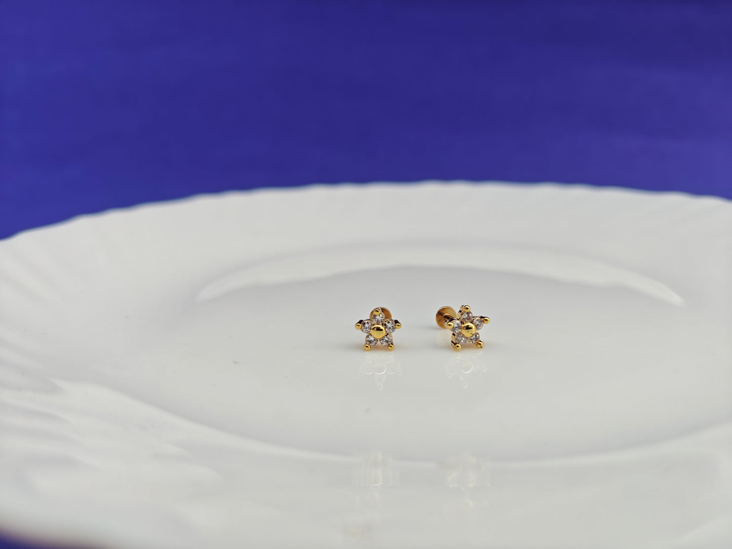 SCREW TYPE EARRINGS ANTI TARNISH AS 1